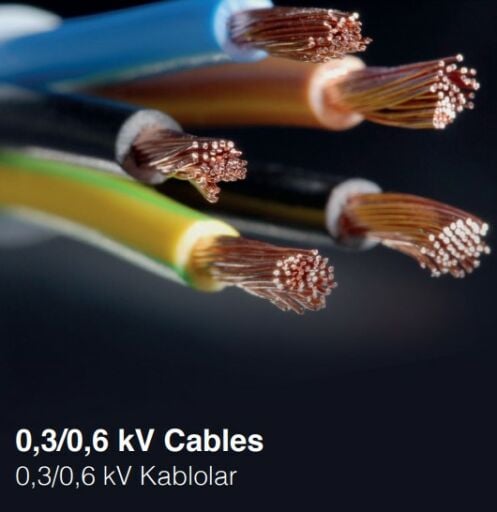 كابلات 0.3/0.6 كيلو فولت