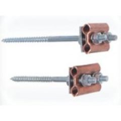 Duvar İniş Kroşesi 2x50mm Bakır Tutuculu - 12 CM