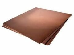70*70*1.5 mm Tam Bakır Topraklama Levhası