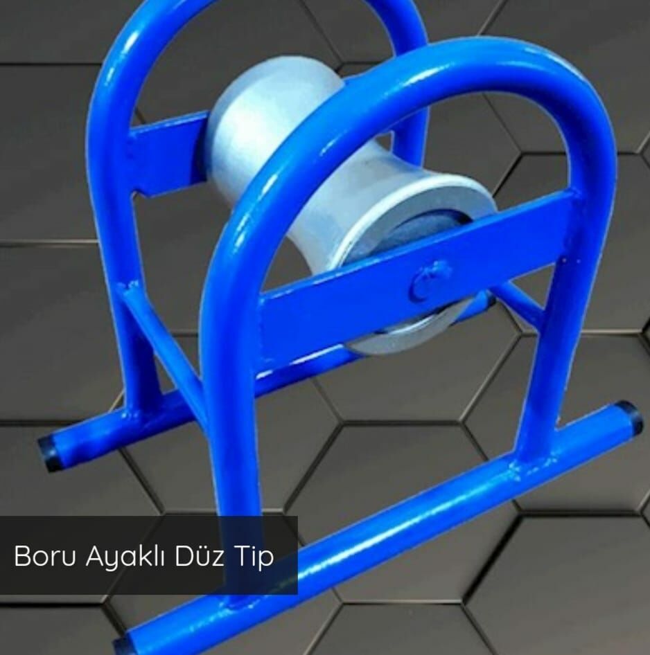 BORU AYAKLI DÜZ TİP KABLO YÜRÜTME MAKARASI