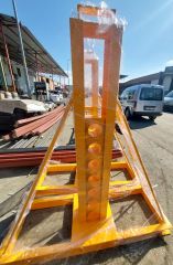 2 TONLUK KABLO MAKARA AÇMA SEHPA APARAT PLATFORMU HİDROLİK KRİKOLU RULMANLI - KA2T-HK