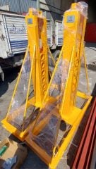 5 TONLUK KABLO MAKARA AÇMA SEHPA APARAT PLATFORMU HİDROLİK KRİKOLU - KA5T-HK