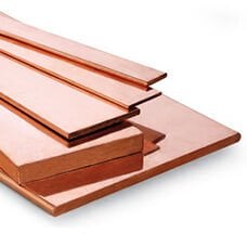50X4mm Copper Busbar (1 Length = 5 Meters)