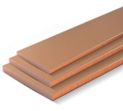 50X10mm Bakır Bara Lama 1 METRE