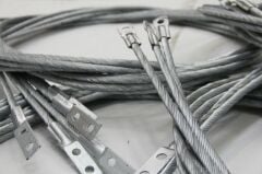 1X95 GROUNDING CONDUCTOR 5 METERS WITH READY-MADE SHOE AND DOUBLE HOLE