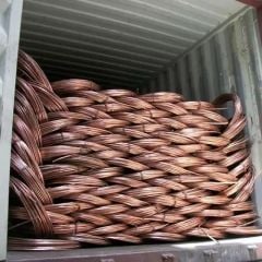Fİ8 mm q8mm TAM SOM BAKIR PARATONER KABLOSU  bakır FİLMAŞİN İLETKEN 1 METRE