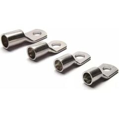 25MM - M6 STANDART  TİP BAKIR ÜSTÜ KALAY KABLO PAPUCU SKP