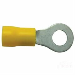 1,5 - 2,5 mm - M6 Yuvarlak Tip  İzoleli Kablo Pabuçları