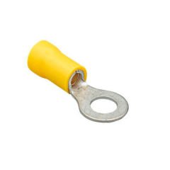 4 - 6 mm - M6 Yuvarlak Tip  İzoleli Kablo Pabuçları