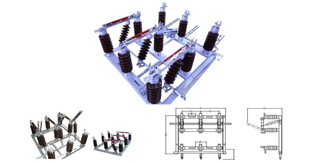 36 KV 630 A Harici Sigortalı Topraklı Ayırıcı (HST) Seksiyoner (Piyasa Tipi)