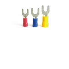 0,5 - 1,5 mm - M4 Çatal Tip İzoleli Kablo Pabuçları