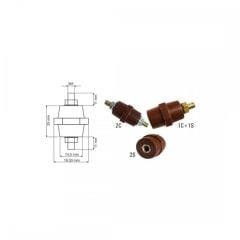 Mesnet İzolatörü Mini Boy - M5-2C-FIÇI - 25mm