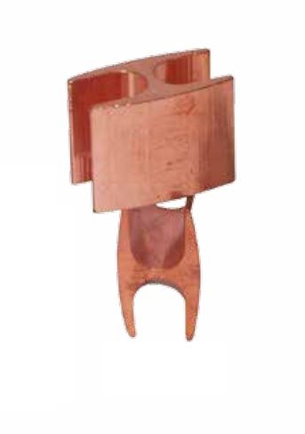 70-70mm H Tipi Bakır Klemens