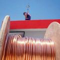 Fİ8 mm 100 kg balya 3 taksit q8mm TAM SOM BAKIR PARATONER KABLOSU bakır FİLMAŞİN İLETKEN