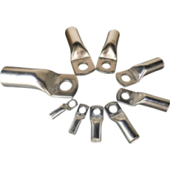 70MM - M8 STANDART  TİP BAKIR ÜSTÜ KALAY KABLO PAPUCU SKP