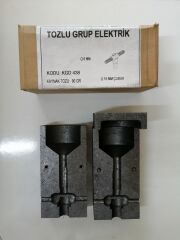 TERMO KAYNAK 1x50 mm ile Q16mm Çubuk  cadweld potası Tek Hat