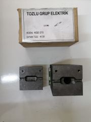 1x50 mm Tek Hat İletken Ekleme Bakır Alüminyum Termokaynak Potası Cadweld Bakır Kaynak