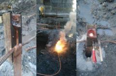 ÇUBUKSUZ DÜZ bağlantı 1X 70MM2 DEVAM DÜZ TİPİ 2 Hat Ekleme Hat Ekleme Bakır Alüminyum Termokaynak Potası Cadweld Bakır Kaynak