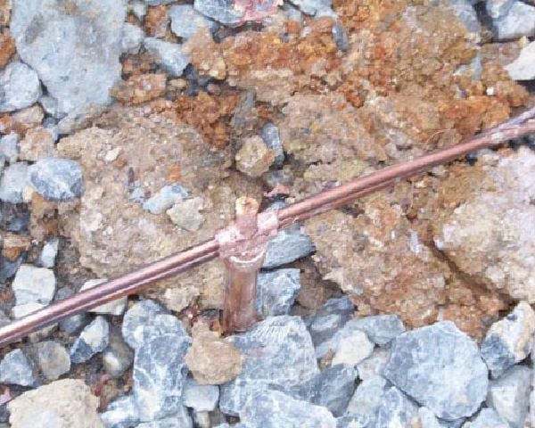 Cross connection Q8mm Rod 4 Line Joint Copper Aluminum Thermowelding Pot Cadweld Copper Welding