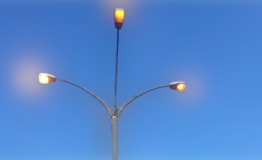 AD3 140/20 Galvanized Lighting Pole
