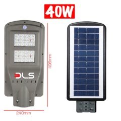 Solar Powered Street Park Garden 40W DLS Solar Led Lamp