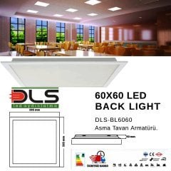 BL-6060 60x60 SUSPENDED CEILING LED FIXTURE BACK LIGHT