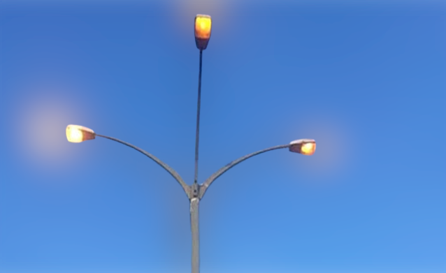 عمود إضاءة مجلفن AD4 180/10