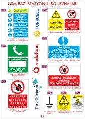 Tozlu Group GSM Base Station 25x35 SAC OHS Signs