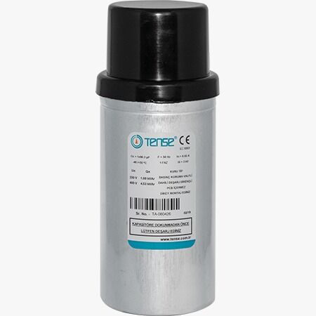 TMK-0.5 (230V) 0,5kVAr Monofaze Alçak Gerilim Güç Kondansatörü