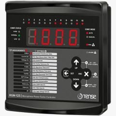 RGM-12S مرحل تحكم في القدرة التفاعلية أحادي الطور، 12 خطوة، مع شاشة LED