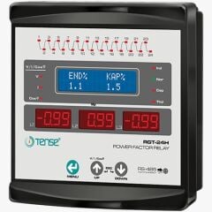 RGT-24H مرحل تحكم في القدرة التفاعلية ثلاثي الطور، 24 مرحلة، مزود بشاشة LCD رسومية للاتصالات