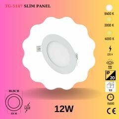 12W Slim Panel