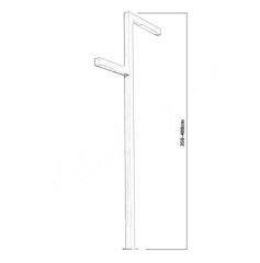 Tozlu T5018 45W POWER LED Modern Aydınlatma Direği