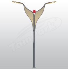 Tozlu T7002 2x80-100W LED Modern Aydınlatma Direği