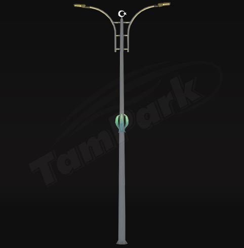 Tozlu T5343 2x80-100W LED Modern Aydınlatma Direği