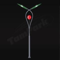 Tozlu T5002 2x80-100W LED Modern Aydınlatma Direği