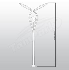 Tozlu T5002 2x80-100W LED Modern Aydınlatma Direği