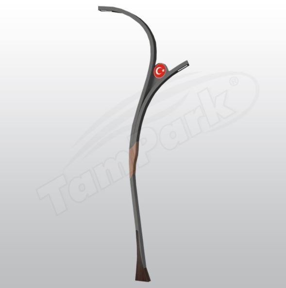 Tozlu T5361 2x45-60W POWER LED Modern Aydınlatma Direği
