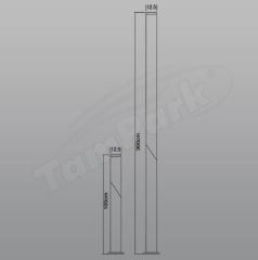 Tozlu T5395 100cm 23W E27 300cm SMD LED Modern Aydınlatma Direği