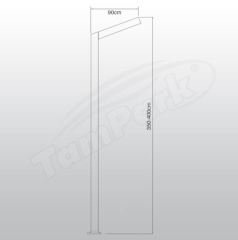 Tozlu T5360 45W POWER LED Modern Aydınlatma Direği
