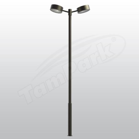 Tozlu T5331 2x70-150W G12 / Metal Halide 2x45W E27 Modern Aydınlatma Direği