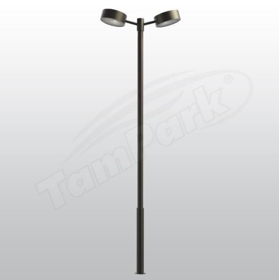 Dusty T5331 2x70-150W G12 / Metal Halide 2x45W E27 Modern Lighting Pole