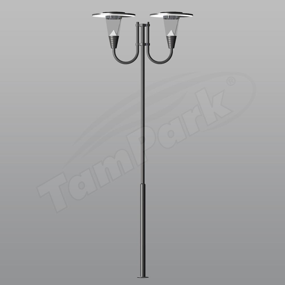 Tozlu T5305 2x23W E27 2x45W E27 2x70W G12 CDM-T Metal Halide Modern Aydınlatma Direği