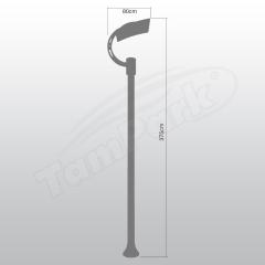 Tozlu T5140 45W LED + RGB LEO Modern Aydınlatma Direği