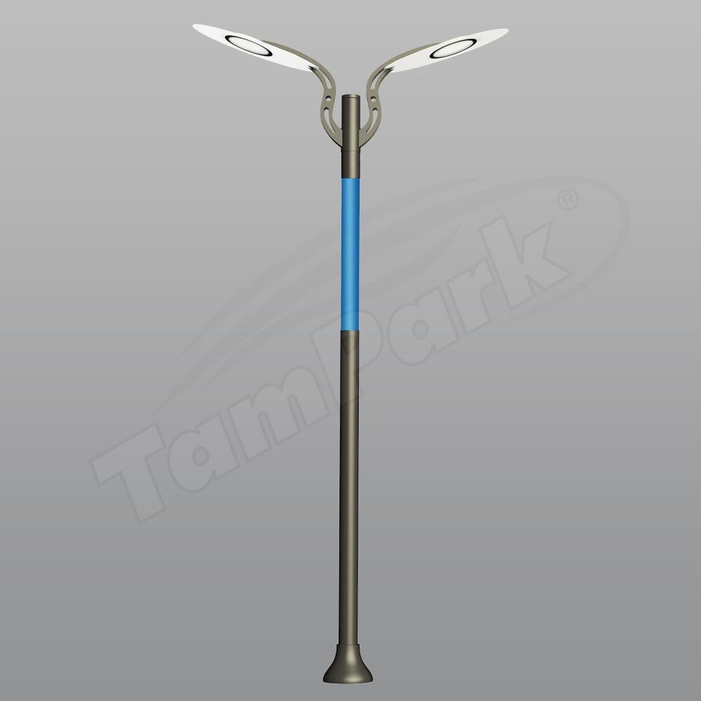 Tozlu T5135 2x45W LED + RGB LED Modern Aydınlatma Direği