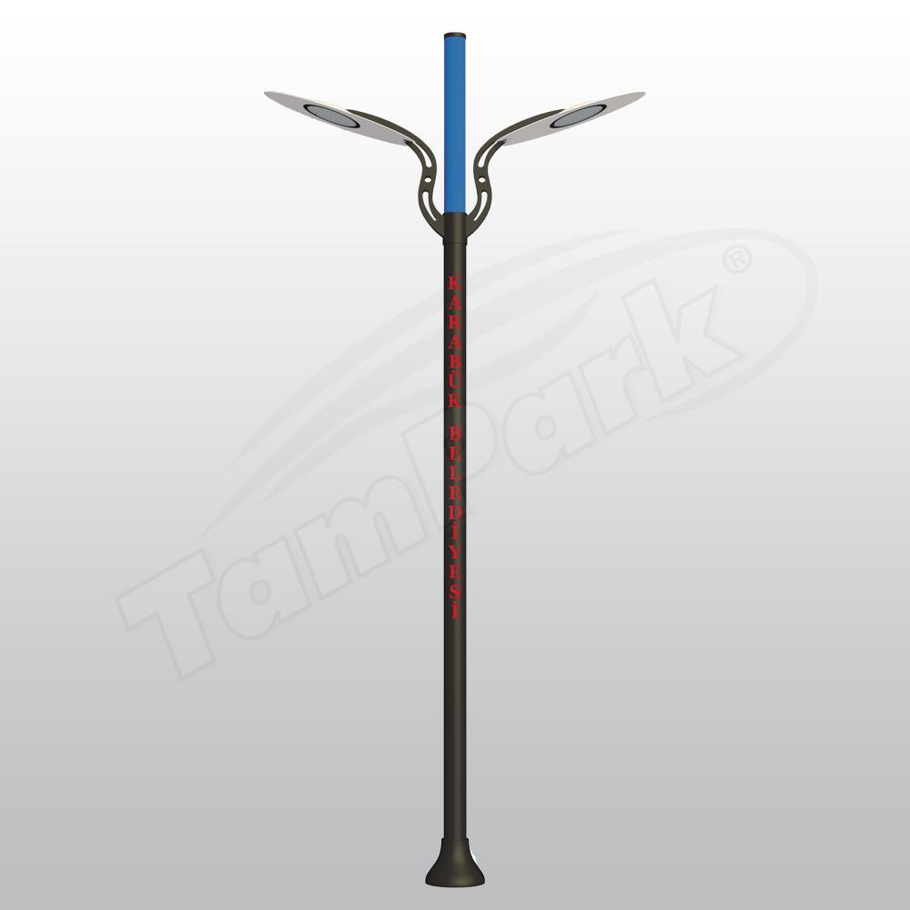 Tozlu T5130 2x45W LED + RGB LED Modern Aydınlatma Direği