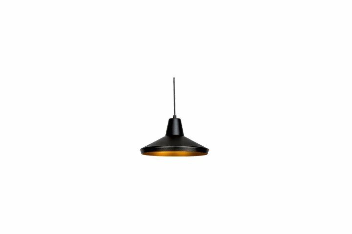 DECORATIVE PENDANT LAMP (BLACK+YELLOW+30cm)