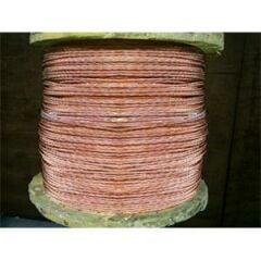 1x50 MM ÖRGÜLÜ TAM BAKIR TOPRAKLAMA İLETKENİ 1 kg