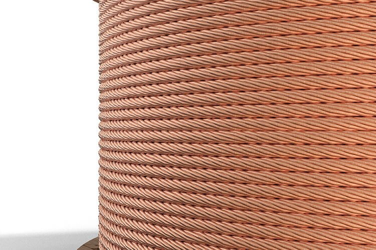 1*95 mm Alüminyum Üzeri Bakır Kaplama Örgülü İletken (METRE