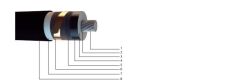 12/20 kV NA2XS(F)2Y, XLPE Yalıtkanlı, Aluminyum İletkenli, Su Geçirmeyen, Tek Damar Orta Gerilim Enerji Kabloları